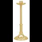 Brass Paschal Candle Holder, 28'' H. x 10.5'' B. Socket 2.5"
