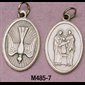 Médaille Saint Esprit & Ste-Famille 7/8" (2.2 cm) en métal