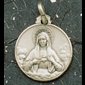 Médaille Coeur Immaculé de Marie 3/4" (1.9 cm) en argent 925