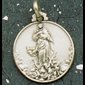 Médaille N.D. Assomption, 3/4" (1.9 cm) en argent 925