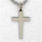 Pendentif croix argent sterling