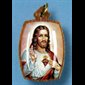 Pendentif Sacré-Coeur avec corde