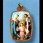 Pendentif Sainte Famille avec corde
