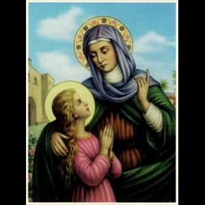 Print St. Ann Teaching 12" x 16" (30 x 40 cm) / un