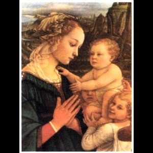Print Virgin & Child 12"x16" (30x40 cm) / un