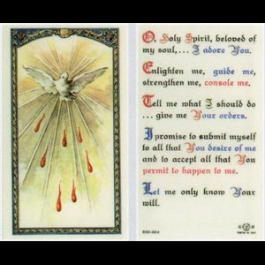Print Holy Spirit 2.5"x4.5" (6.5x11.5 cm) / un
