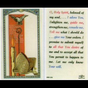 Print Sacrament of Confirmation 2.5"x4.5" (6.5x11.5 cm) / un