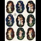 Religious Sticker of Angels/ Sheet of 9-pcs