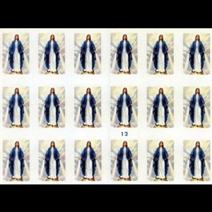 Religious Sticker Imm. Conception / Sheet of 15-pcs