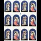 Religious Sticker of Angels/ Sheet of 12-pcs