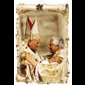 Pope John Paul II & Ben. XVI Plaque, 4'' x 6'' (10.5 x 15.5