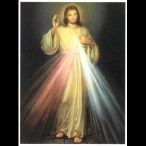 Image Christ Miséricordieux 20" x 28" (50 x 70 cm) / un