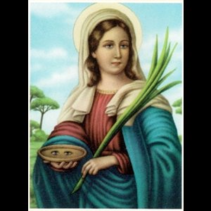 Print St. Lucia 7.5"x10.25" (19x26 cm) / un