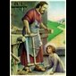 Print St. Joseph artisan 12" x 16" (30 x 40 cm) / un