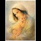 Image Vierge & enfant 24" x 36" (61 x 92 cm) / un