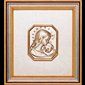 Cadre Vierge & Enfant, 4.25" x 4.5" (10.5 x 11.5 cm)