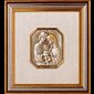 Cadre Sainte Famille, 4.25" x 4.5" (10.5 x 11.5 cm)