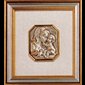 Cadre Vierge & Enfant, 4.25" x 4.5" (10.5 x 11.5 cm)