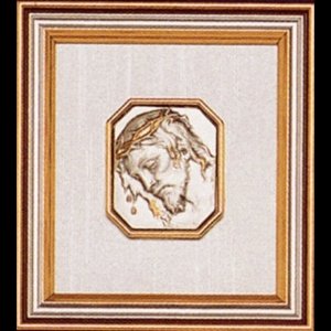 Crucifixion Picture Frame, 4.25"x4.5" (10.5x11.5cm)