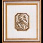 Cadre Vierge & Enfant, 4.25" x 4.5" (10.5 x 11.5 cm)
