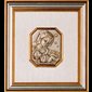 Cadre Vierge & Enfant, 4.25" x 4.5" (10.5 x 11.5 cm)
