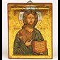 Icon Christ Pantocrator, 7.5" x 10" (19 x 25 cm) Wood Hand-C