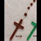 Plastic cord Rosary Brown