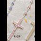 Plastic cord Rosary Pink