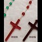 Plastic cord Rosary Red
