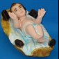 Infant Jesus Color Vinyl Compo W/ Crib Outdoor Fig., 10.5"