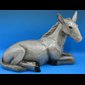 Donkey Color Vinyl Compo. Outdoor Figurine, 14"H x 23"D x10W
