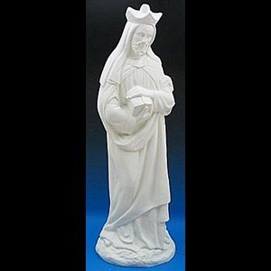 Melchior White Vinyl Compo. Outdoor Fig., 33"H x 9"D x11" W