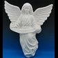 Gloria Angel White Vinyl Compo. Outdooor Fig., 27"Hx7"Dx26"W