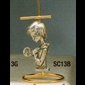 Bibelot 1ère communion garcon en étain, 2.75" (7 cm)