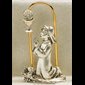 Bibelot 1ère Communion en étain pour fille, 2.75" (7 cm)