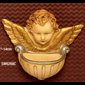 Angel Holy Water Font 5.5" (14 cm) Colored Oxolite