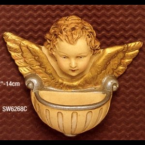 Bénitier maison Ange 5.5" (14 cm) Couleur en oxolite
