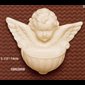 Angel Holy Water Font 5.5" (14 cm) White Oxolite