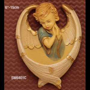 Angel Holy Water Font 6" (15 cm) Color Oxolite