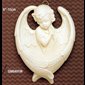Angel Holy Water Font 6" (15 cm) White Oxolite