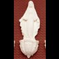 Immaculate-Concep. Holy Water Font 7" (18 cm) White Oxolite