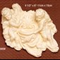 Cherubs Holy Water Font 4.5" x 6" (11 x 15 cm) White Oxolite