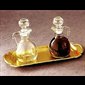 Burettes et plateau #CB-1, 10.5" (26,7 cm) x 5.5" (14 cm)