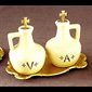 Burettes et plateau #CB-11, 9.25" (23,5 cm) x 6" (15,2 cm)