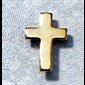 Lapel Pin Cross Gold Plated