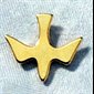 Lapel Pin Dove Gold Plated