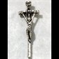 Lapel Pin Cross Silver Plated