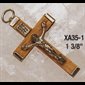 Natural wood Cross 1 3/8" (3.5 cm)