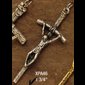 Silver plated Cross 1.75" (4.4 cm)
