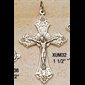 Silver plated Cross 1.5" (3.8 cm)
